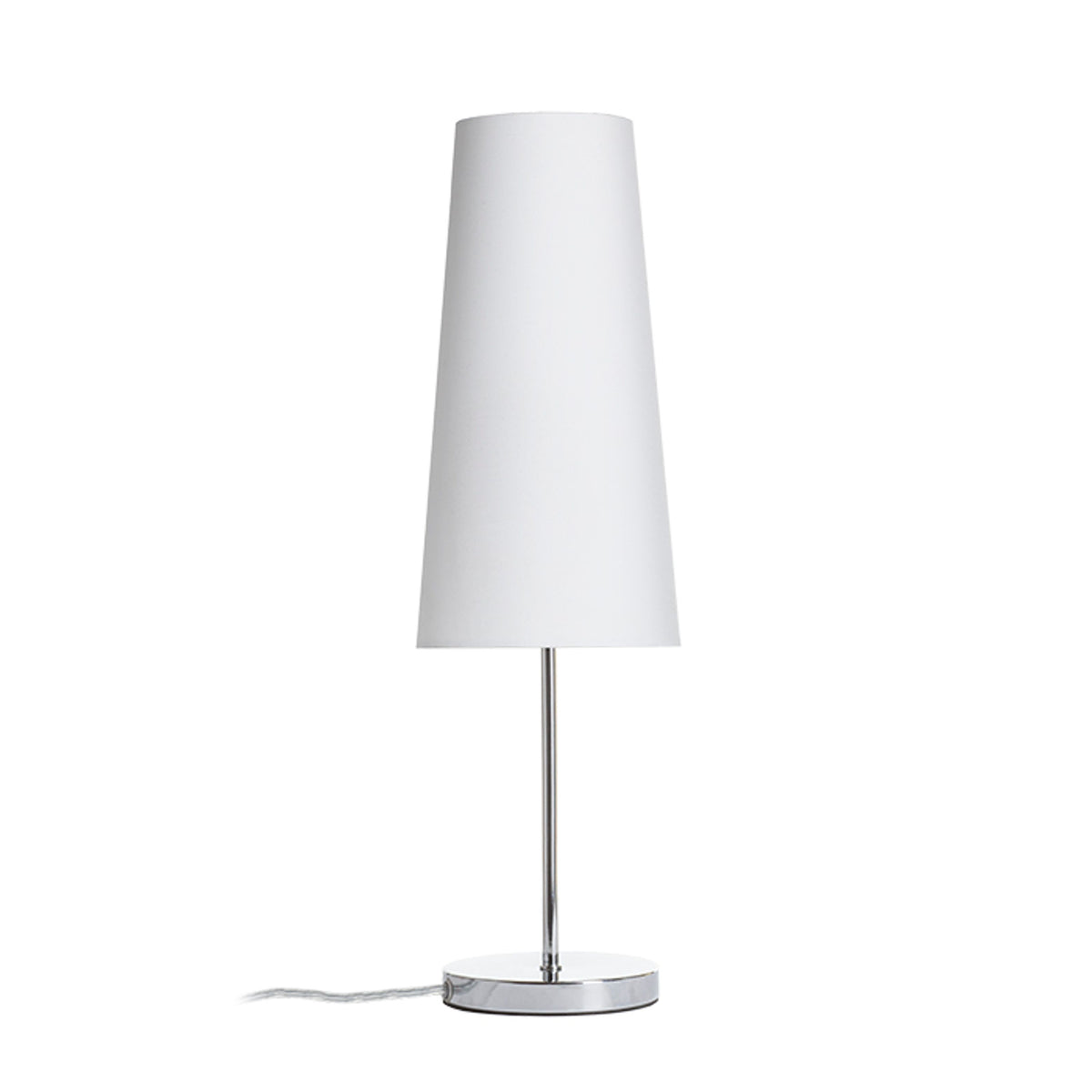 RENDL shades, shade bases, pendent sets CONNY 15/30 table shade Polycotton white/white PVC max. 23W R11496 2
