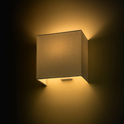 RENDL wall lamp LOPE W 25/14 wall  Chintz light grey/white PVC 230V LED E27 15W R11560 4