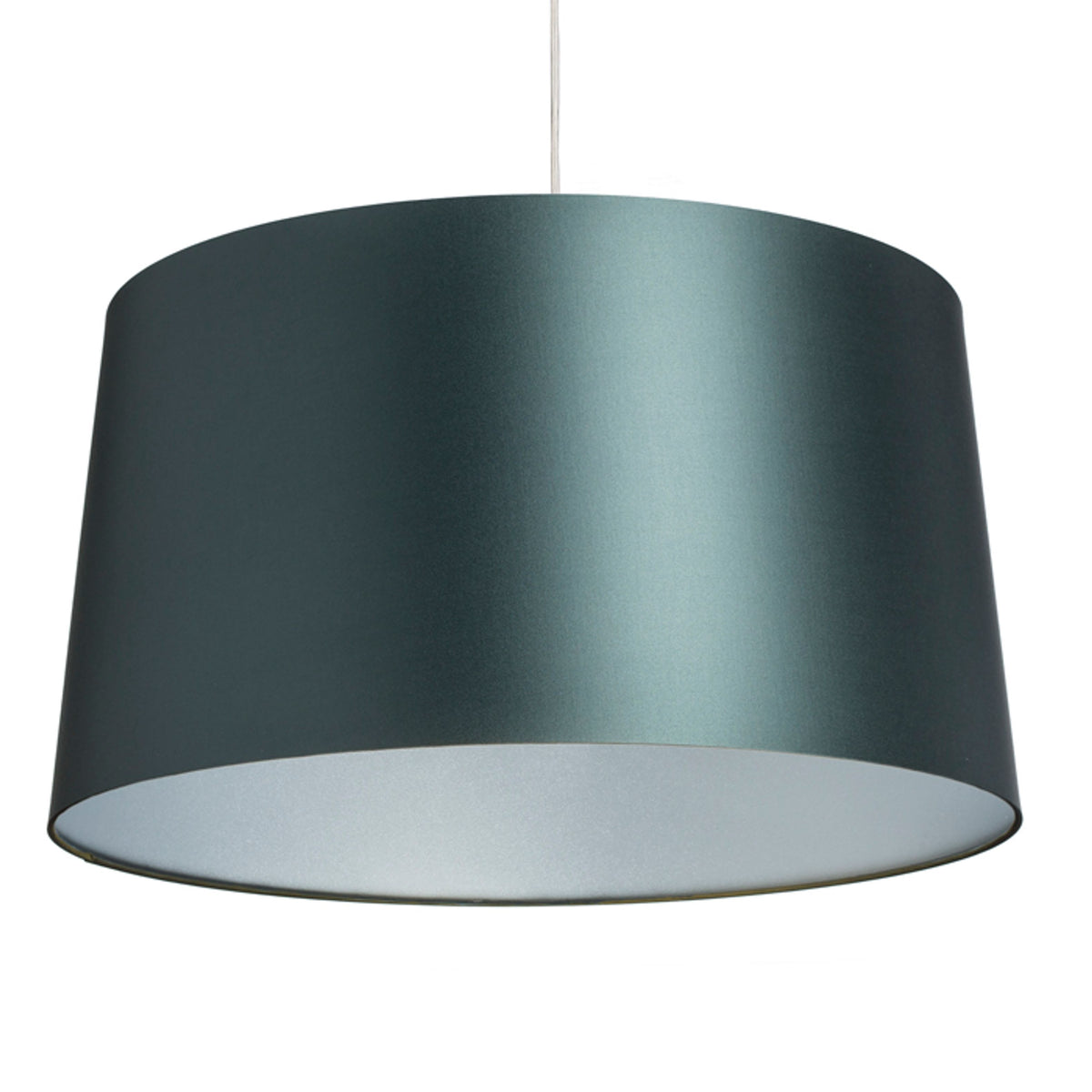 RENDL shades, shade bases, pendent sets ASPRO 55/30 shade  Monaco petrol blue/silver PVC  max. 23W R11577 1