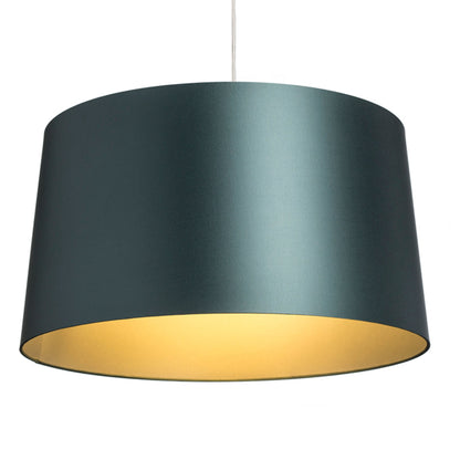 RENDL shades, shade bases, pendent sets ASPRO 55/30 shade  Monaco petrol blue/silver PVC  max. 23W R11577 6