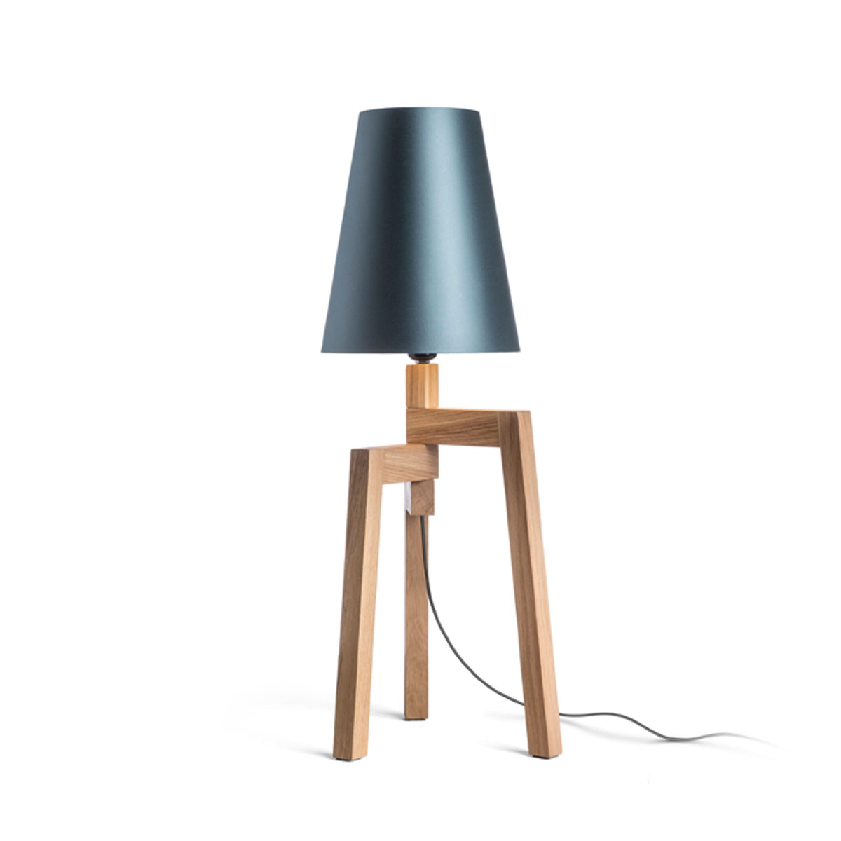 RENDL shades, shade bases, pendent sets CONNY 25/30 table shade Monaco petrol blue/silver PVC max. 23W R11580 5