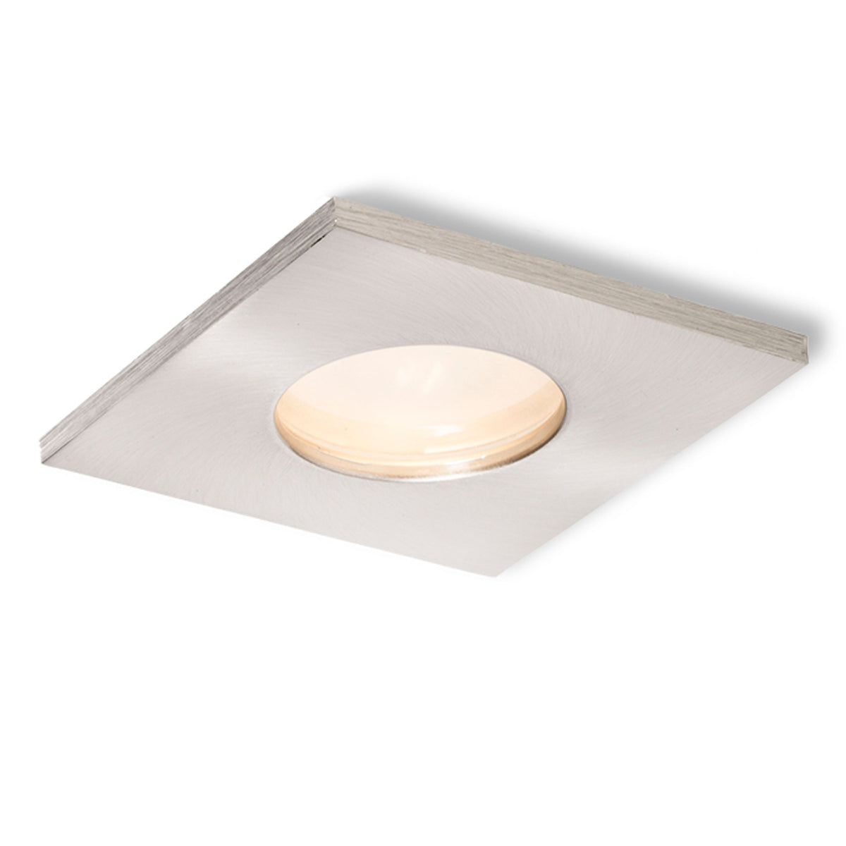 RENDL Outlet SPLASH SQ recessed  matt nickel 230V LED GU10 8W IP65 R11736 1