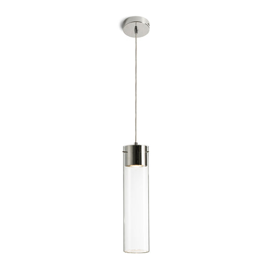 RENDL pendant lamp GARNISH pendant  clear glass/chrome 230V GU10 9W R11756 1