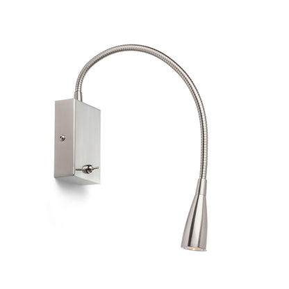 RENDL spotlight POINT wall  matt nickel 230V LED 3W 40°  3000K R11758 5
