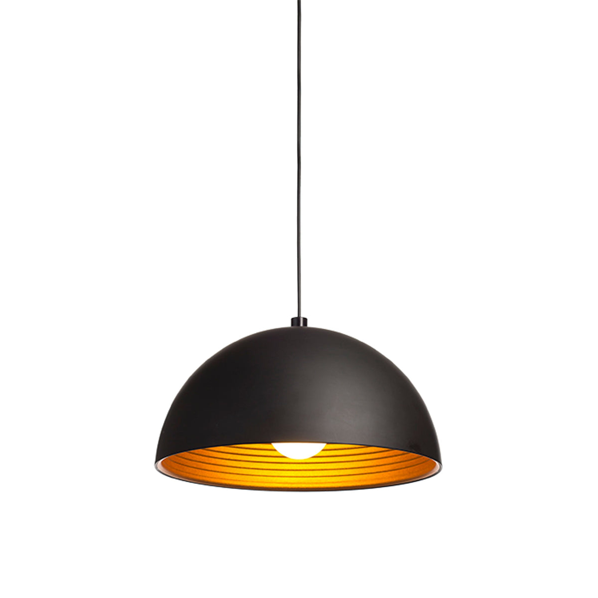 RENDL pendant lamp CARISSIMA 40 pendant matte black/gold  230V LED E27 15W R11766 5