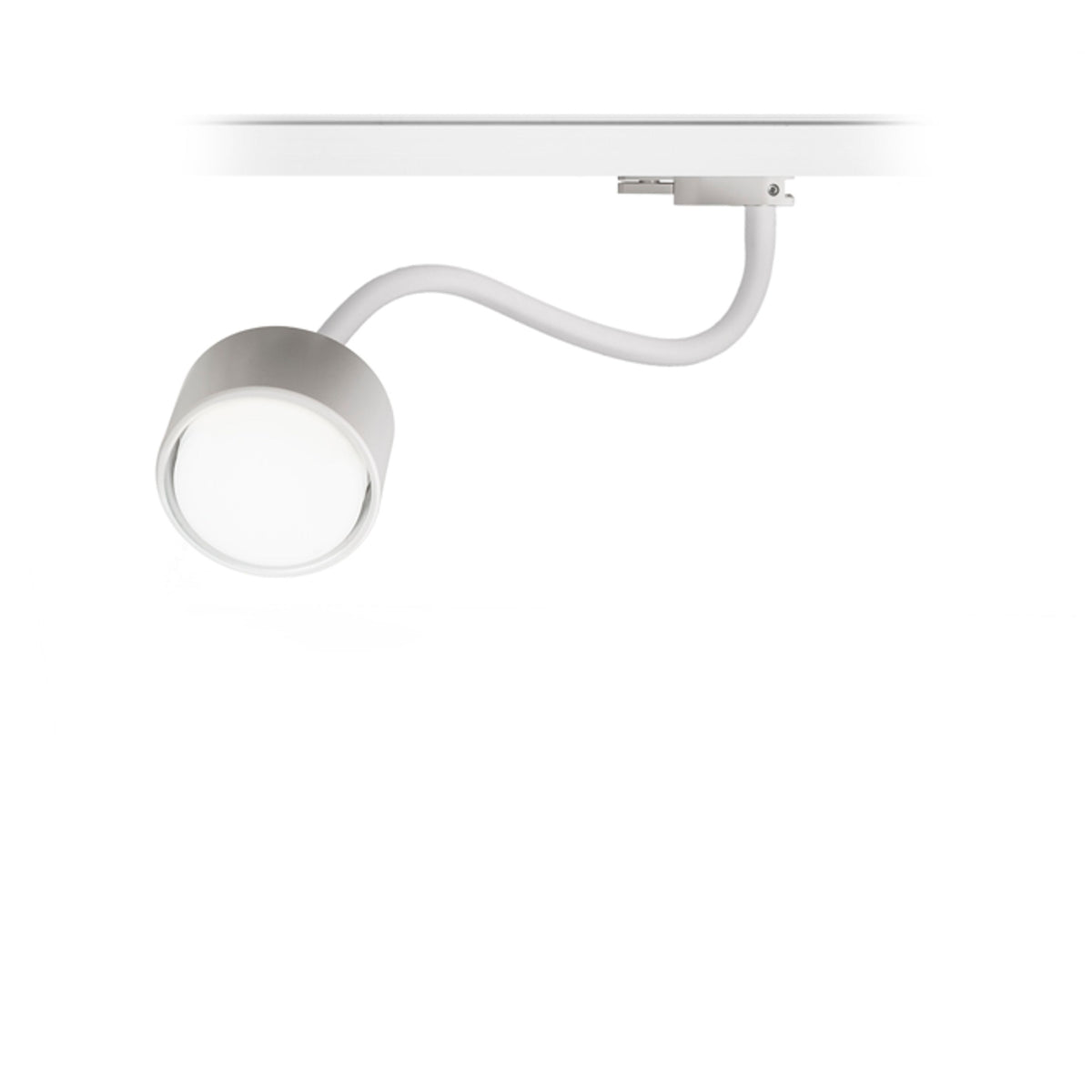 RENDL 3-circuit track system PIXIE on goose neck for 3-circuit tracks white 230V LED GX53 7W R11768 5