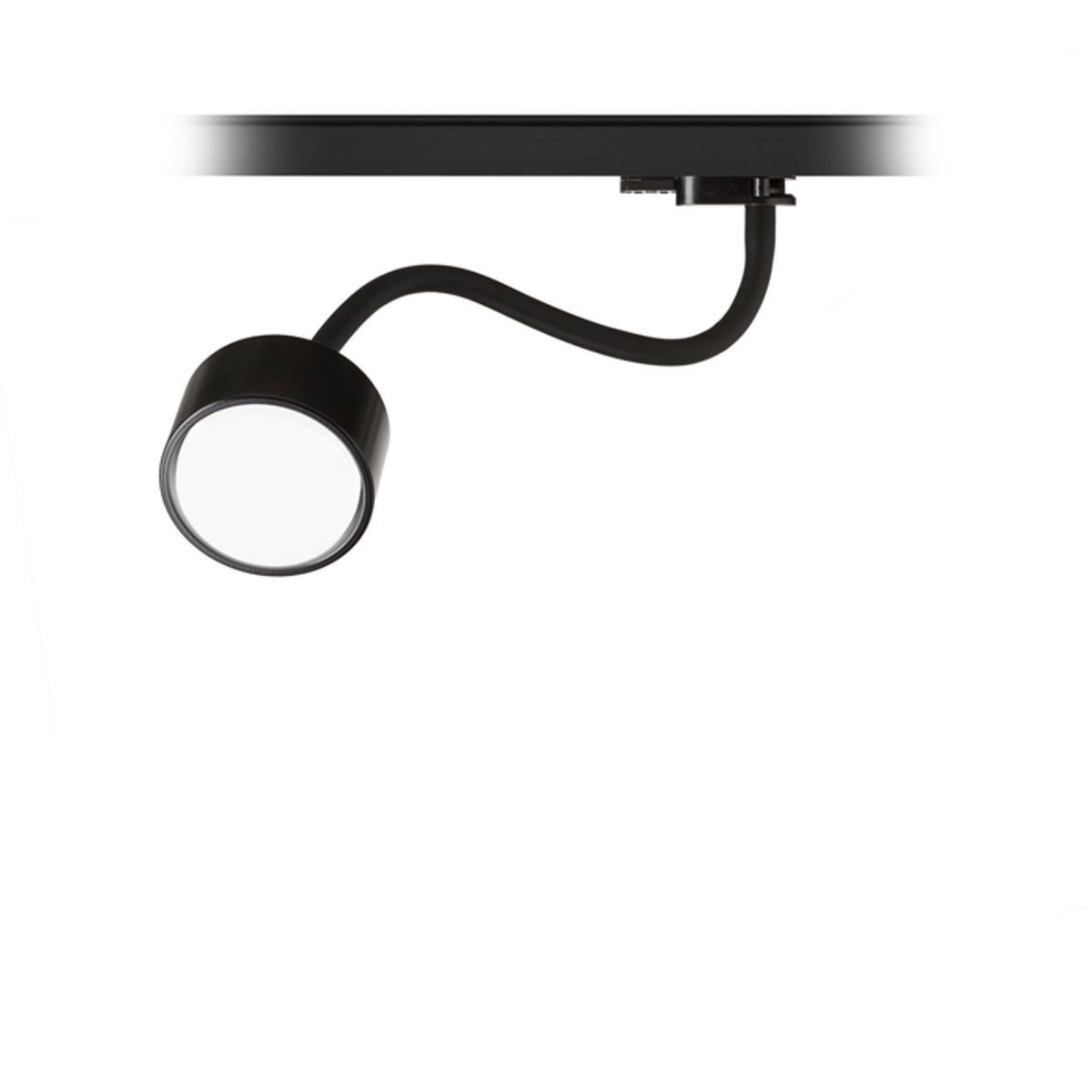 RENDL 3-circuit track system PIXIE on goose neck for 3-circuit tracks black 230V LED GX53 7W R11769 5