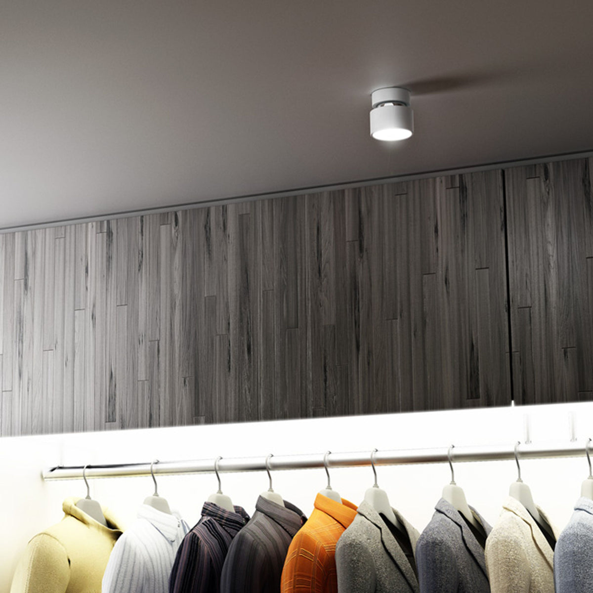 RENDL surface mounted lamp PIXIE ceiling white chrome 230V LED GX53 7W R11770 7