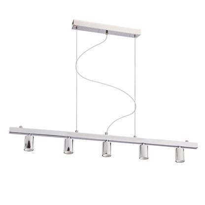 RENDL shades, shade bases, pendent sets RALLONG V pendant ceiling base  chrome 230V LED E27 5x15W R11798 1
