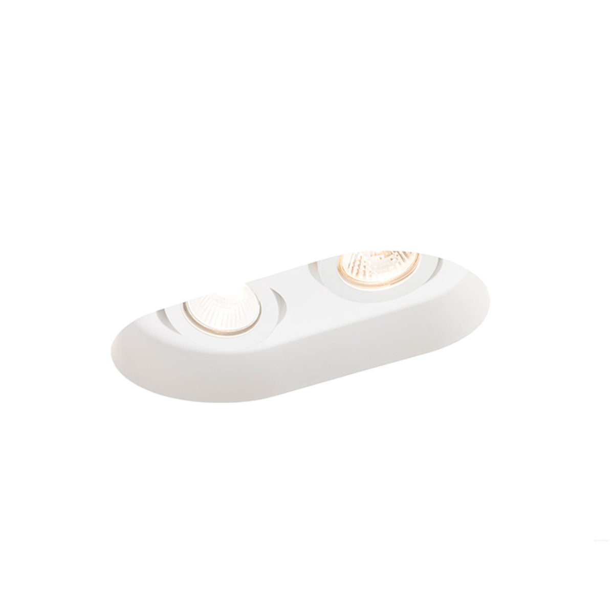 RENDL recessed light DINGO GU10 II directional  plaster 230V GU10 2x35W R12037 1