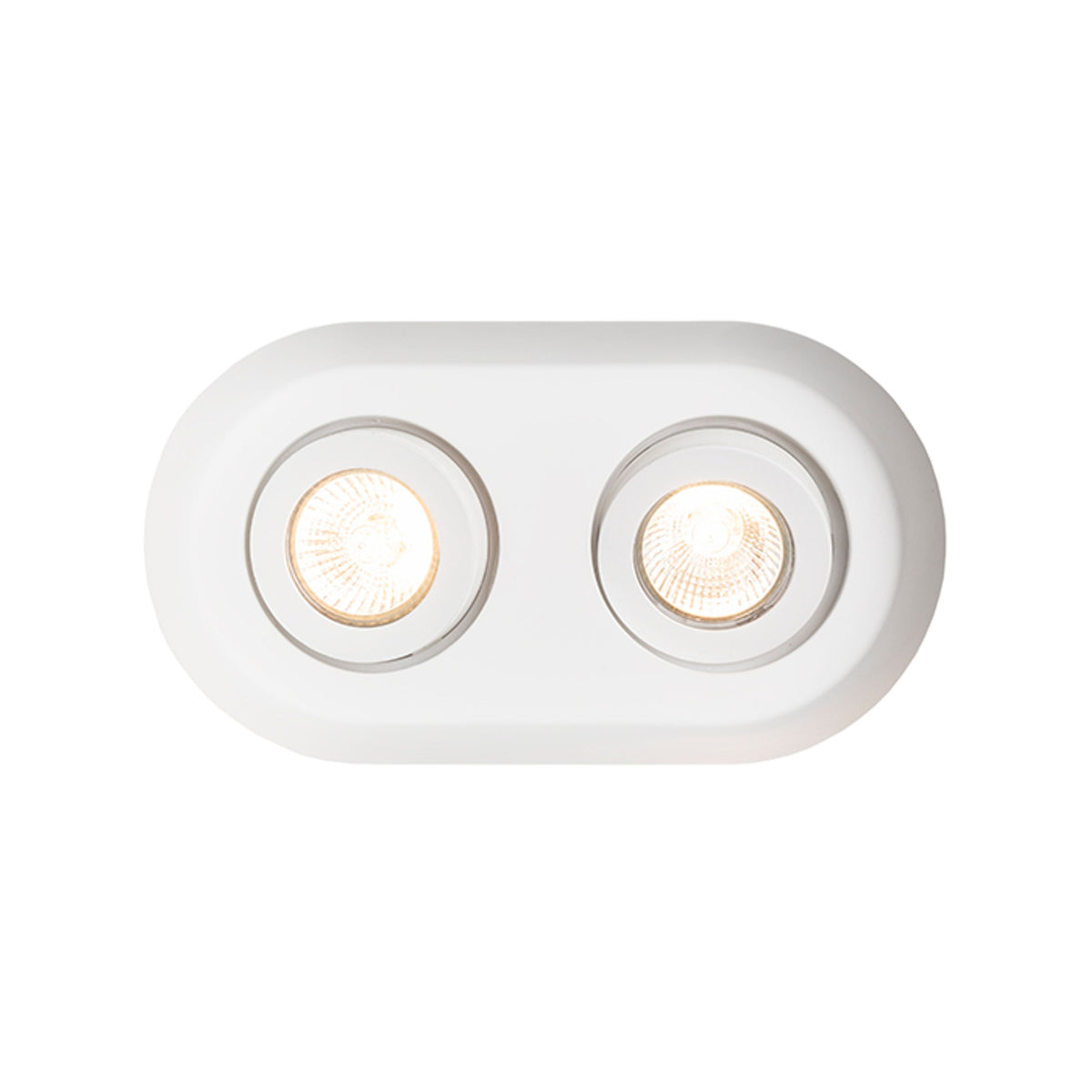 RENDL recessed light DINGO GU10 II directional  plaster 230V GU10 2x35W R12037 6