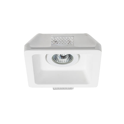 RENDL recessed light DINO SQ GU10 directional  plaster 230V GU10 35W R12038 5