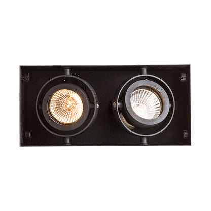RENDL recessed light ELECTRA II  black  230V GU10 2x50W R12053 9