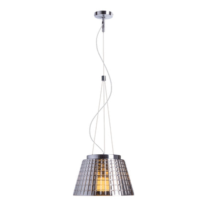 RENDL pendant lamp CORONA pendant  chrome-tinted glass 230V LED E27 15W R12055 7