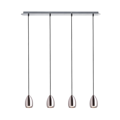 RENDL pendant lamp BABADES IV pendant  matt nickel 230V GU10 4x35W R12084 1