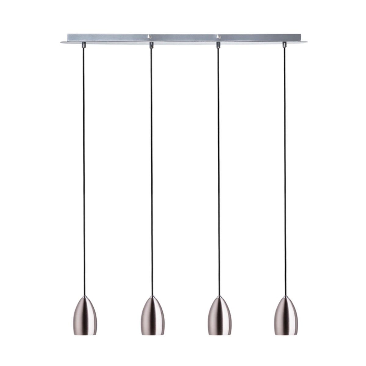 RENDL pendant lamp BABADES IV pendant  matt nickel 230V GU10 4x35W R12084 2