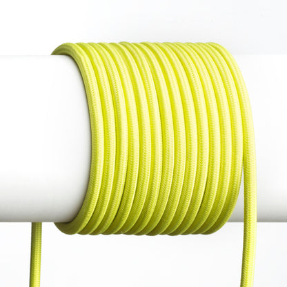 RENDL shades, shade bases, pendent sets FIT 3x0,75 PPM textile cable lime   R12225 1