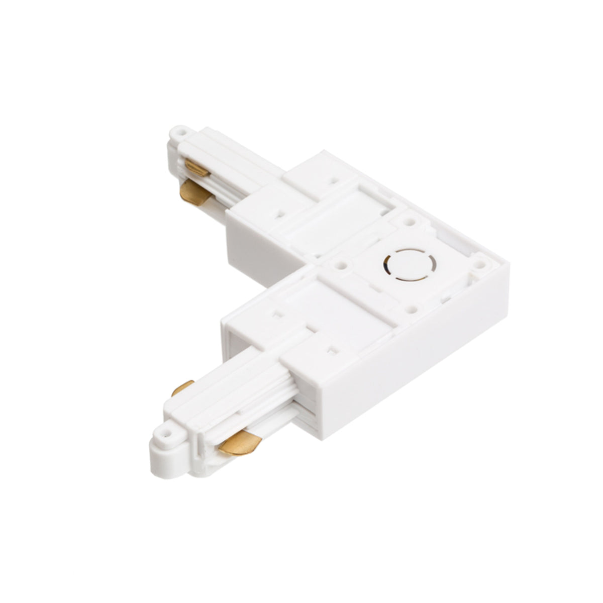 RENDL 1-circuit track system 1F L connector (outer polarity) white  230V  R12266 2