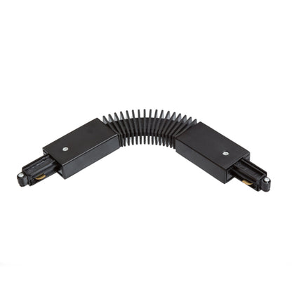 RENDL 1-circuit track system 1F flex connector black 230V  R12282 1