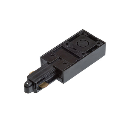 RENDL 1-circuit track system 1F feed-in, polarity left black 230V  R12285 1