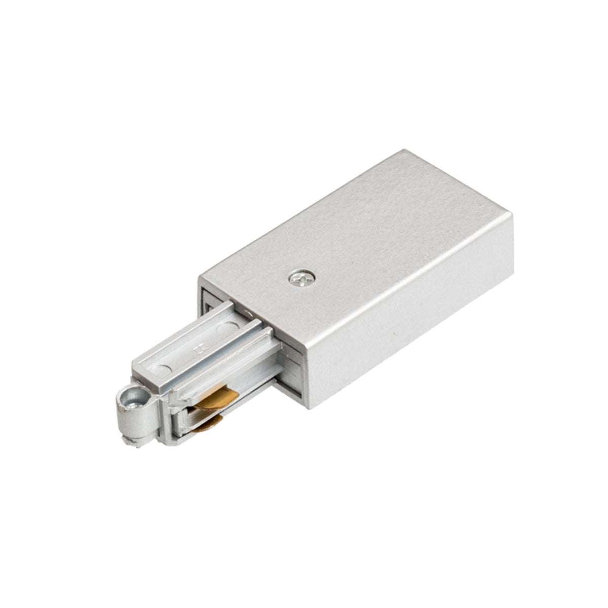 RENDL 1-circuit track system 1F feed-in, polarity left silver grey  230V  R12286 1