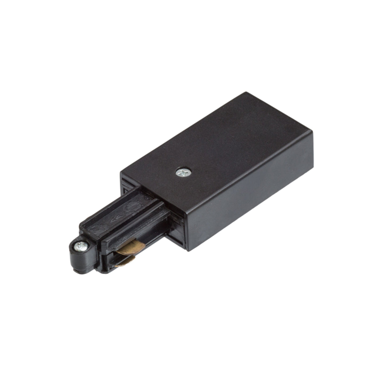 RENDL 1-circuit track system 1F feed-in, polarity right black 230V  R12288 1