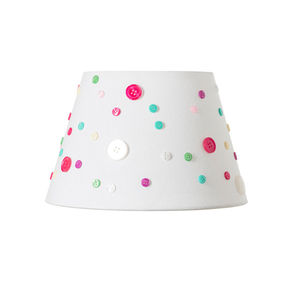 RENDL shades, shade bases, pendent sets DELISA 25/16 shade white buttons  max. 28W R12388 6