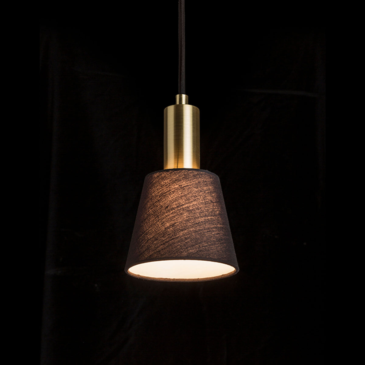 RENDL Outlet ICAR pendant black/gold  230V LED E27 11W R12418 3