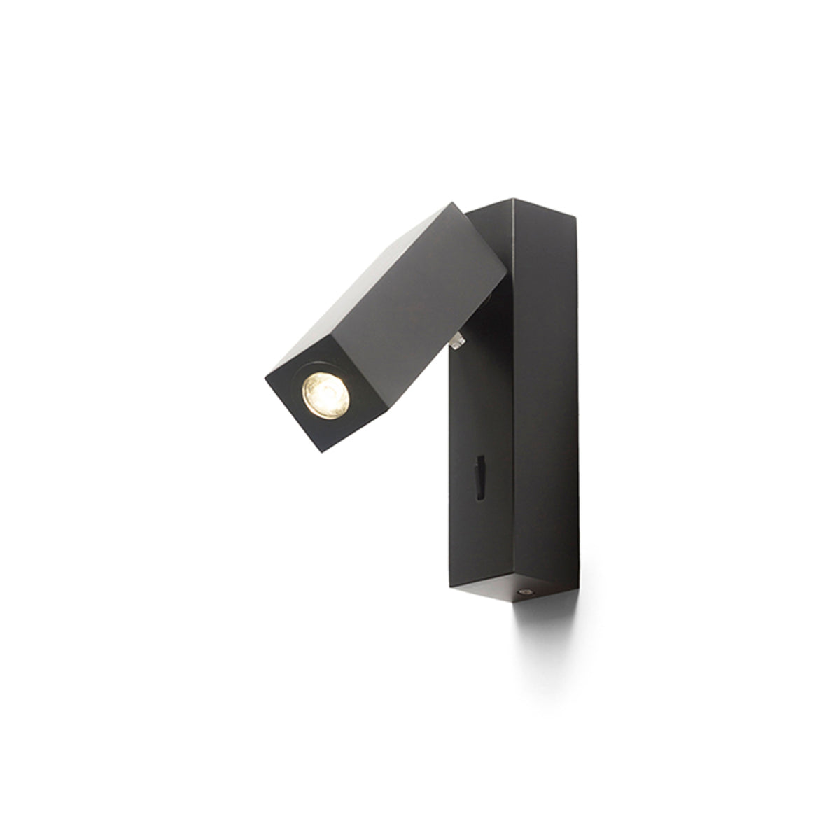 RENDL spotlight FADO I wall black 230V LED 3W 45° 4000K R12473 1