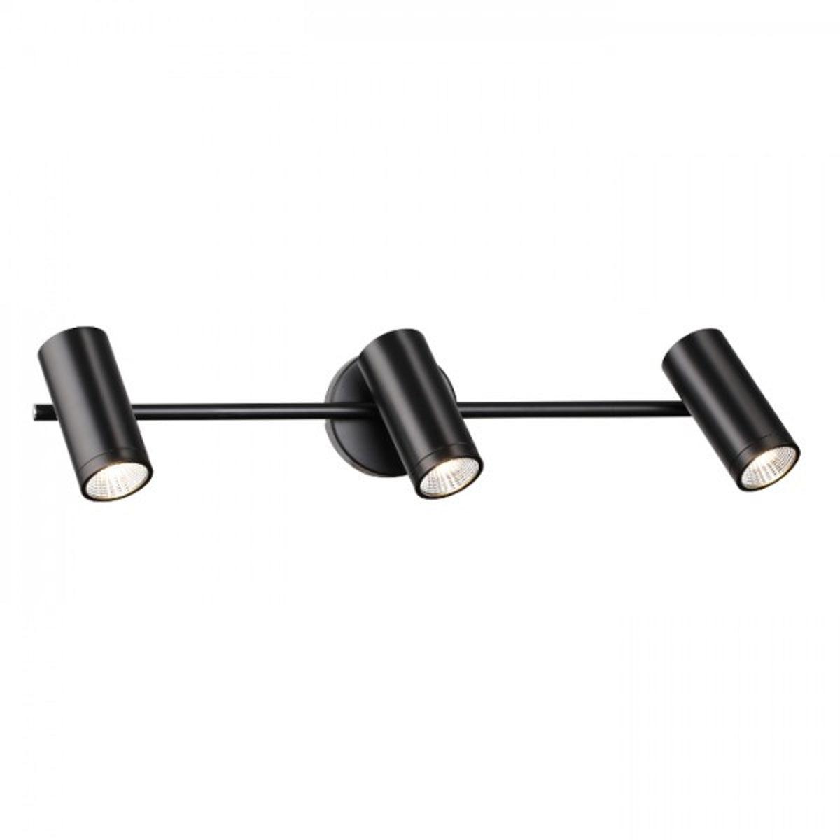 RENDL Outlet BOGARD III wall matt black  230V LED 3x5W 40°  3000K R12505 1