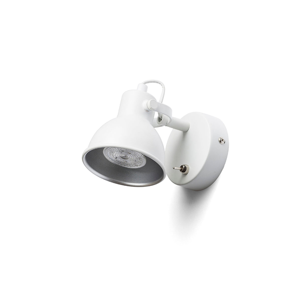 RENDL spotlight ROSITA I wall white/silver grey  230V LED GU10 9W R12507 4