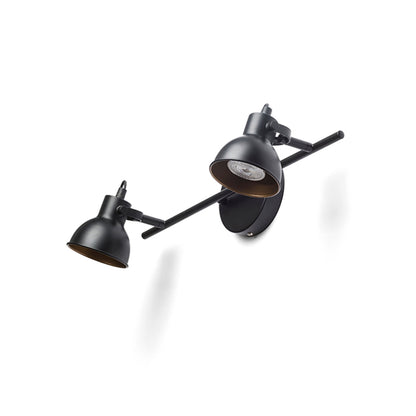 RENDL spotlight ROSITA II wall black/gold 230V LED GU10 2x9W R12510 7