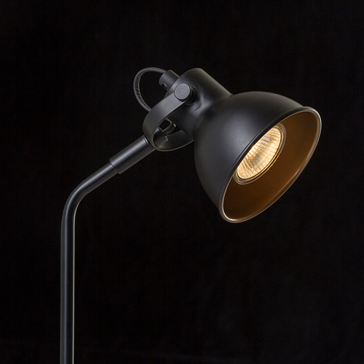 RENDL table lamp ROSITA table black/gold 230V LED GU10 9W R12512 4