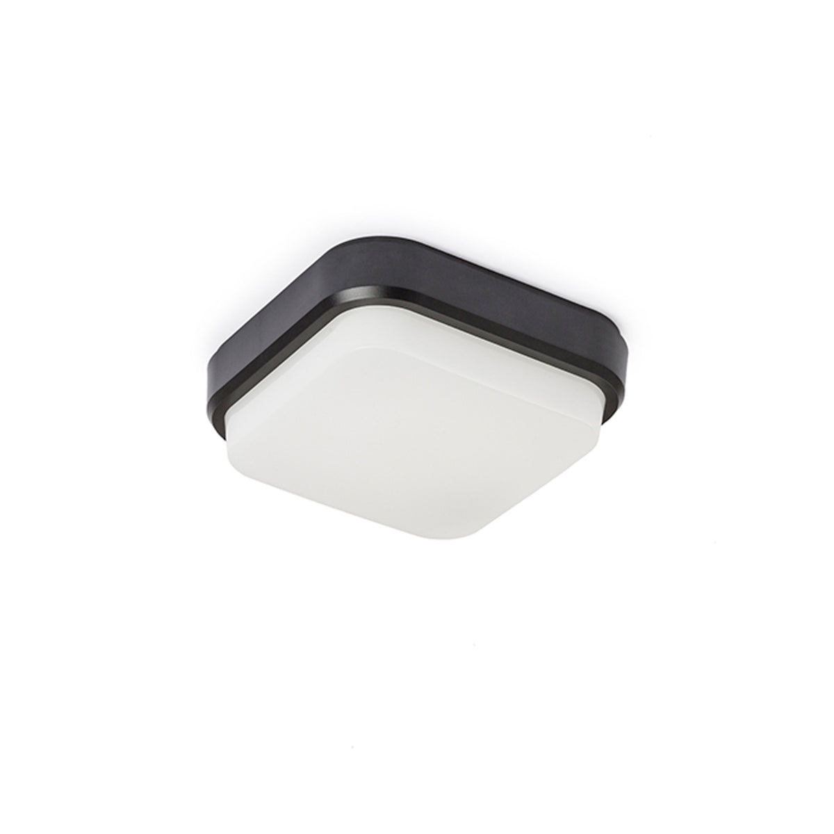 RENDL outdoor lamp TARIS SQ 17 surface mounted black plastic 230V LED 8W IP54 3000K R12525 1