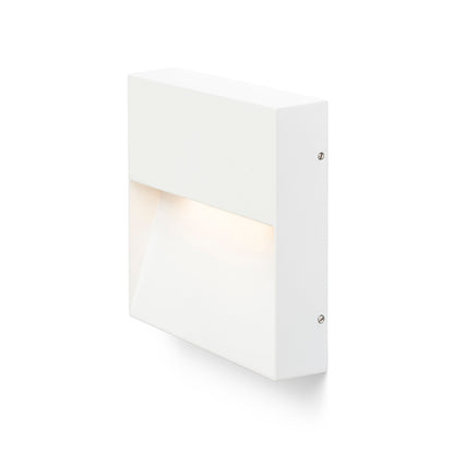 RENDL outdoor lamp AQILA SQ wall white  230V LED 6W IP54  3000K R12542 1