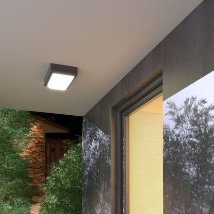 RENDL outdoor lamp DELTA RC wall anthracite grey  230V E27 18W IP54 R12567 5