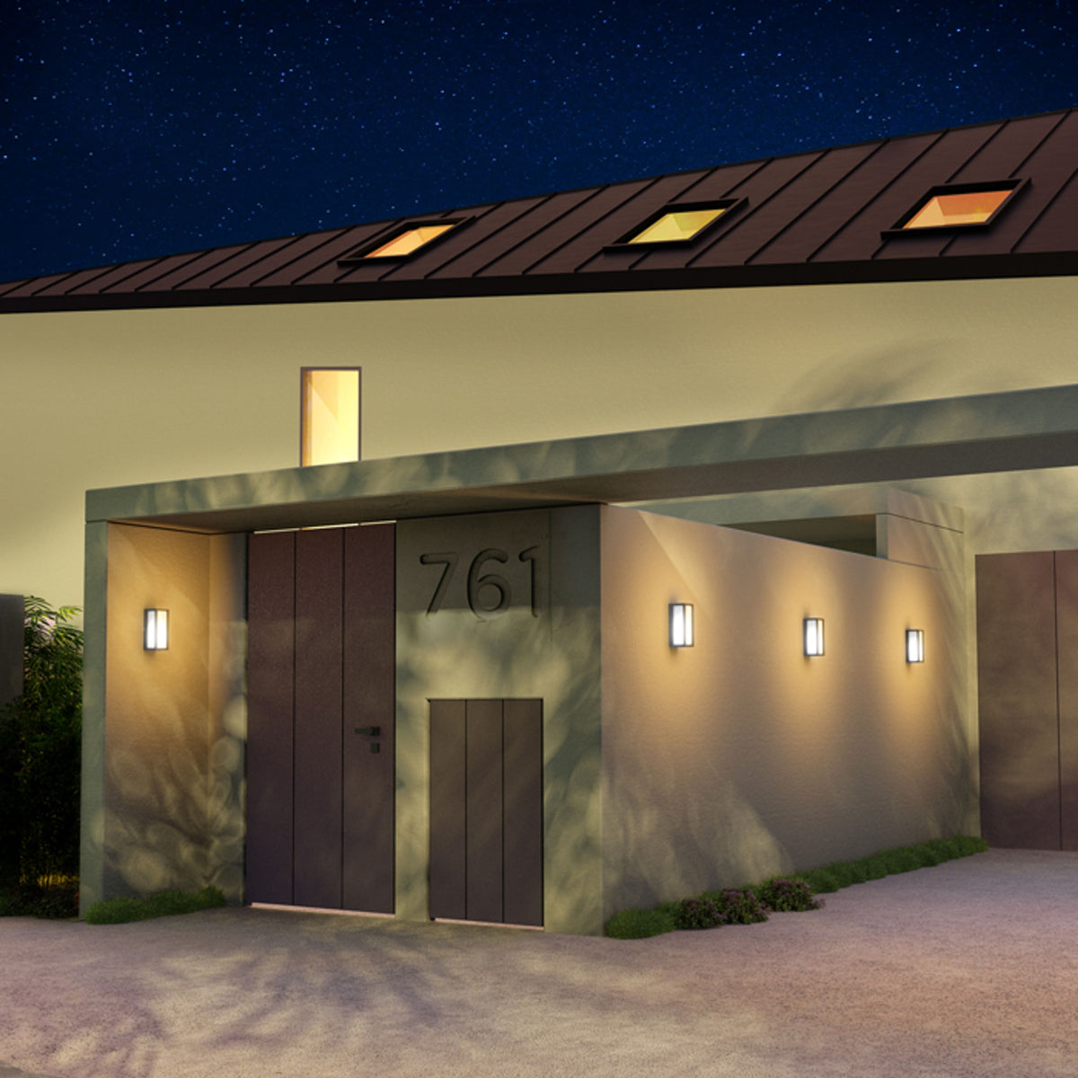 RENDL outdoor lamp DURANT wall anthracite grey  230V LED E27 15W IP54 R12569 9