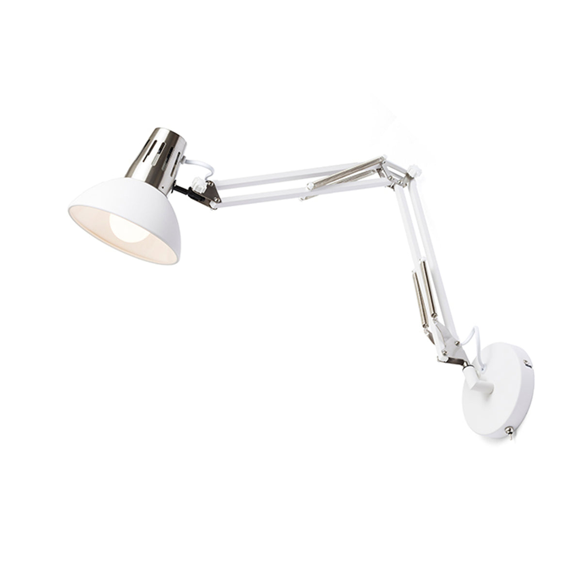RENDL wall lamp ANTE wall white matt nickel 230V LED E27 15W R12652 1