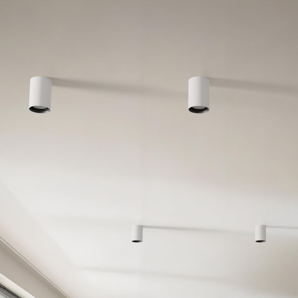 RENDL surface mounted lamp VADE R  white/black  230V LED GU10 8W R12669 4