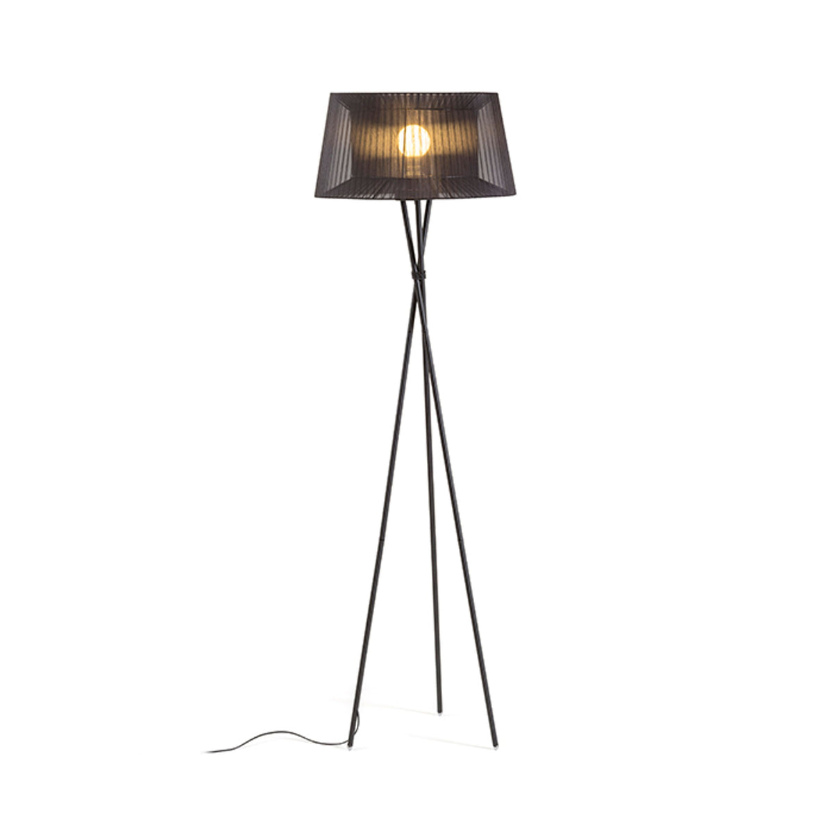 RENDL floor lamp BOULOGNE floor black  230V LED E27 15W R12674 1