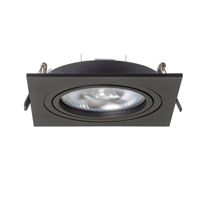 RENDL recessed light PASADENA G53 SQ I  black  230V LED G53 15W R12702 3