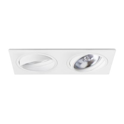 RENDL recessed light PASADENA G53 SQ II  white  230V LED G53 2x15W R12703 4