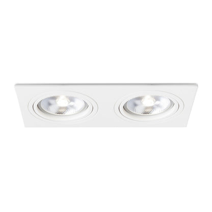 RENDL recessed light PASADENA G53 SQ II  white  230V LED G53 2x15W R12703 5
