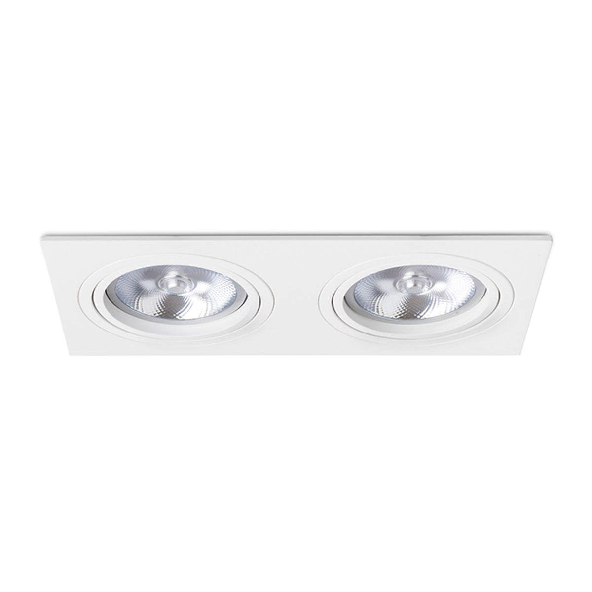 RENDL recessed light PASADENA G53 SQ II  white  230V LED G53 2x15W R12703 7
