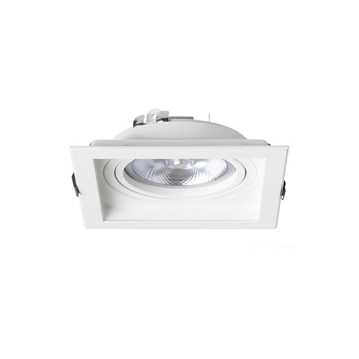 RENDL recessed light GRANADA SQ  white  230V LED G53 15W R12707 2