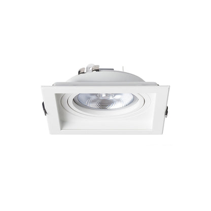 RENDL recessed light GRANADA SQ  white  230V LED G53 15W R12707 2
