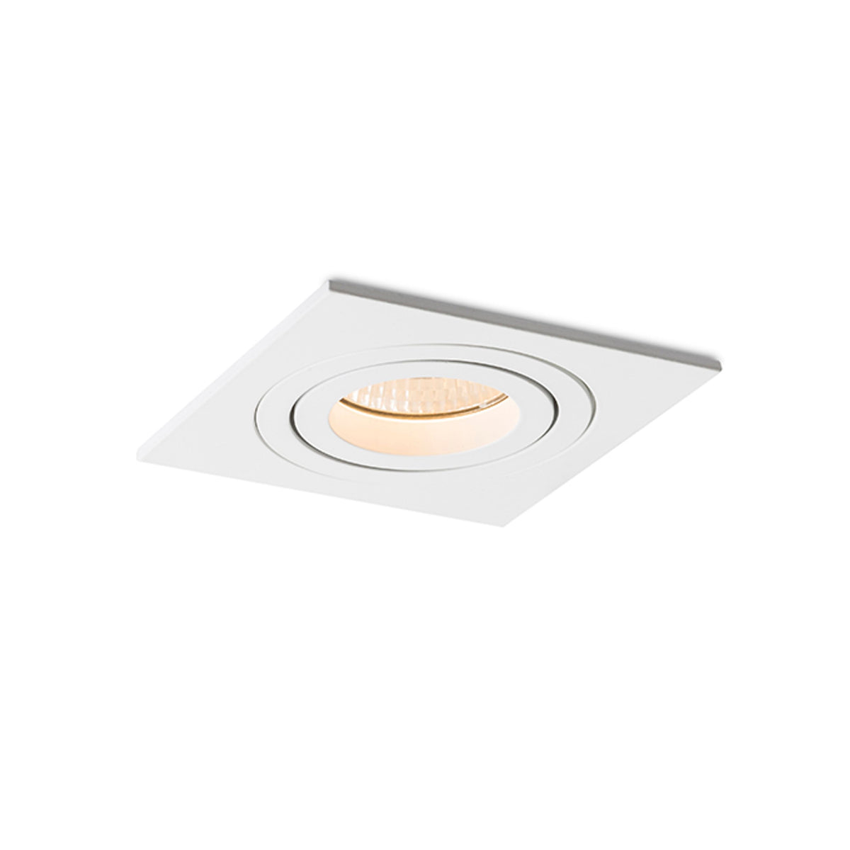 RENDL recessed light PASADENA GU10 SQ I recessed white  230V LED GU10 7W R12710 1