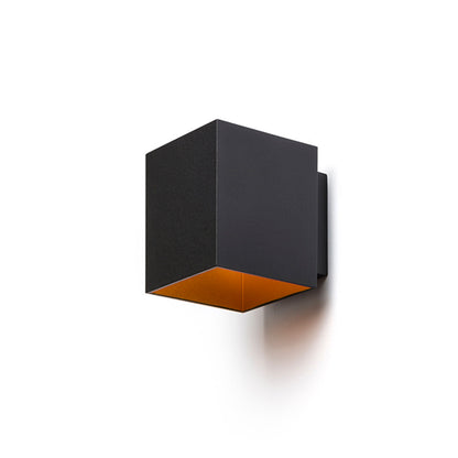 RENDL wall lamp TRIP SQ wall matte black/gold  230V LED G9 5W R12742 1