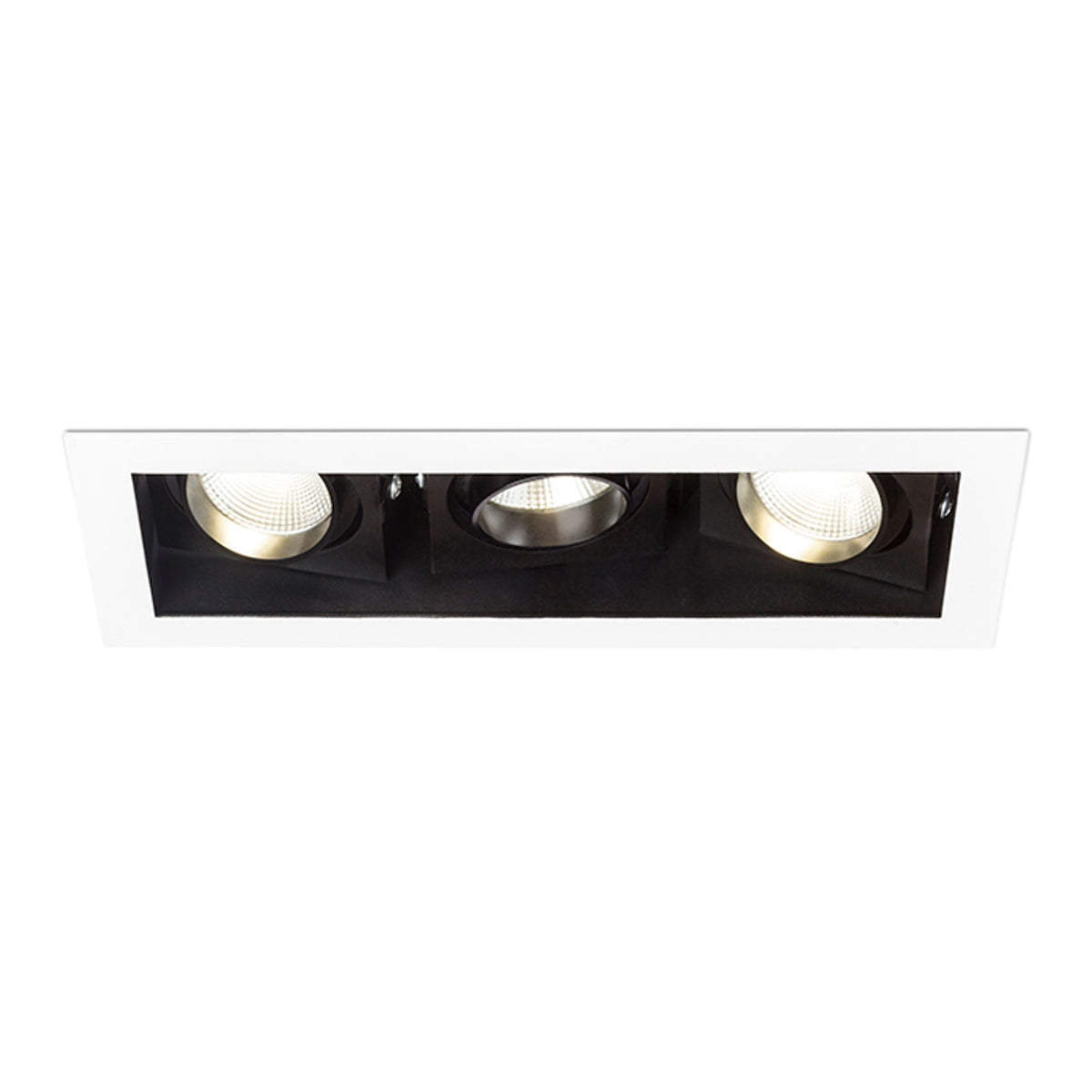 RENDL recessed light BONDY III recessed white 230V LED 3x7W 24° 3000K R12858 3