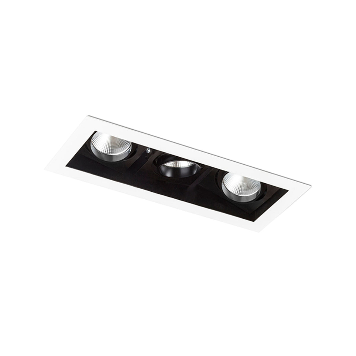 RENDL recessed light BONDY III recessed white 230V LED 3x7W 24° 3000K R12858 5
